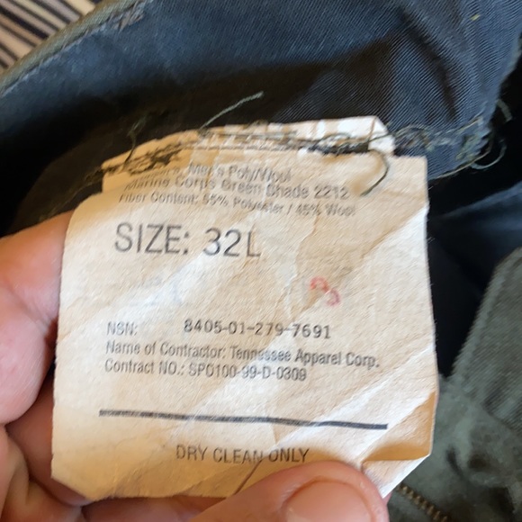 USMC Uniform pants - Picture 3 of 3